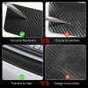 4X For Dodge Ram 2500 Carbon Fiber Cab Door Sill