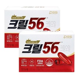 Pulses Krill Oil Krill 56 1000mgX30 CapsulesX2 ​​Packs 19969523672035 / 펄세스 크릴오일 크릴56 1000mgX30캡슐X2팩19969523672035