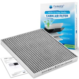 Femota Tested MERV 13 Cabin Air Filter with Activated Carbon, CF12283 for Chrysler Pacifica (2017-2024), Chrysler Voyager (2020-2022, 2024).