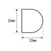 POSH FAITH 031073-05 Motorcycle Supplies Handlebar End Type 2 For