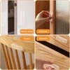 MOROBOR Clear PU Self-Adhesive Pulls, 8 Pcs Recessed Finger Pulls