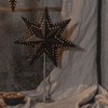 Star Trading Bobo Poinsettia Table Lamp, 3D Paper Star Christmas