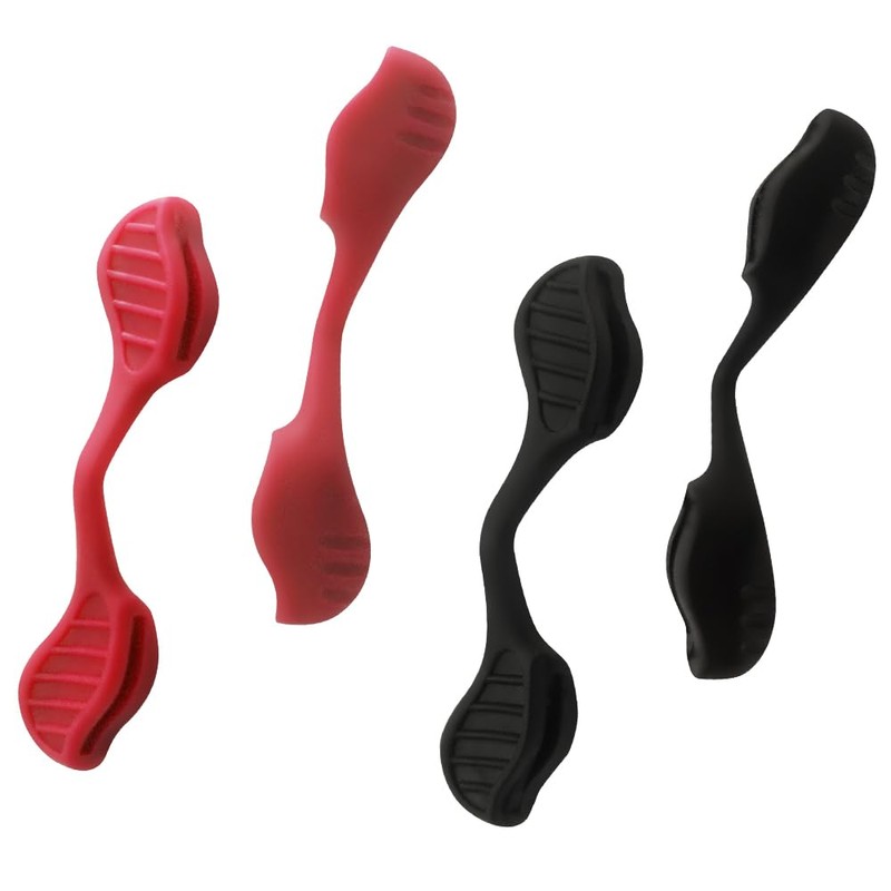 HiCycle2 Compatible/Replacement Oakley Radarlock Path Sunglasses Earsock/Nosepiece Kit (Red Temple+(red&Black)