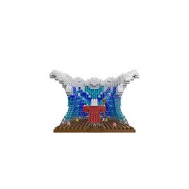 Jesus Series-Moses Parted The Red Sea Mini Figurine, Bible Story, Collectable Building Set for Aged 14+, Great Gift for Kids and Adults (904Pieces/15.2x19.6x9.2cm)