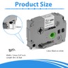 OFFCUP Label Tape Compatible for Brother Label Printer, 6pcs 12mm