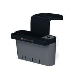 MasterClass MCSINKCADDY Suction Sink Tidy, Black/Grey, adjustable Size