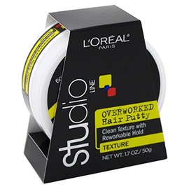 Loreal Studio Putty Overworked 1.7 Ounce (50ml) (2 Pack)