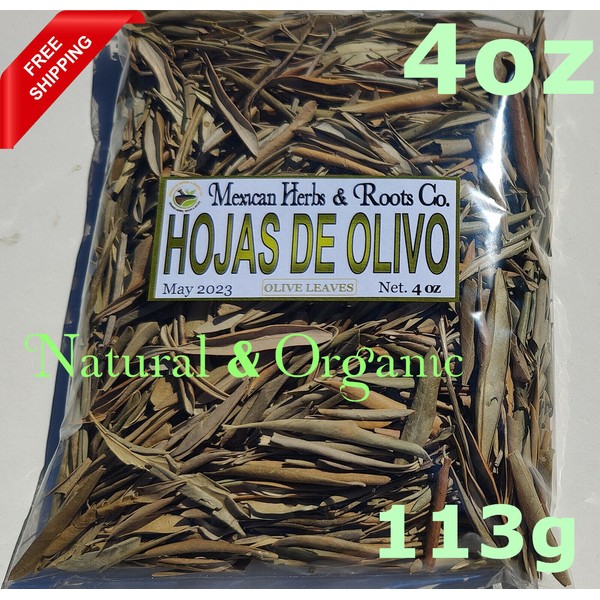 4oz Hojas de Olivo Olive leaf Whole Natural organic olive leaves Olea europaea