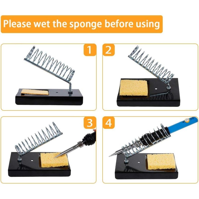 Yunking Soldering Iron Kit 15 In 1, 60W 220V Adjustable