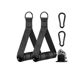 Venbytech for Heavy Duty Exercise Handles, Gym Cable Handles for Cable Machine Attachments, D