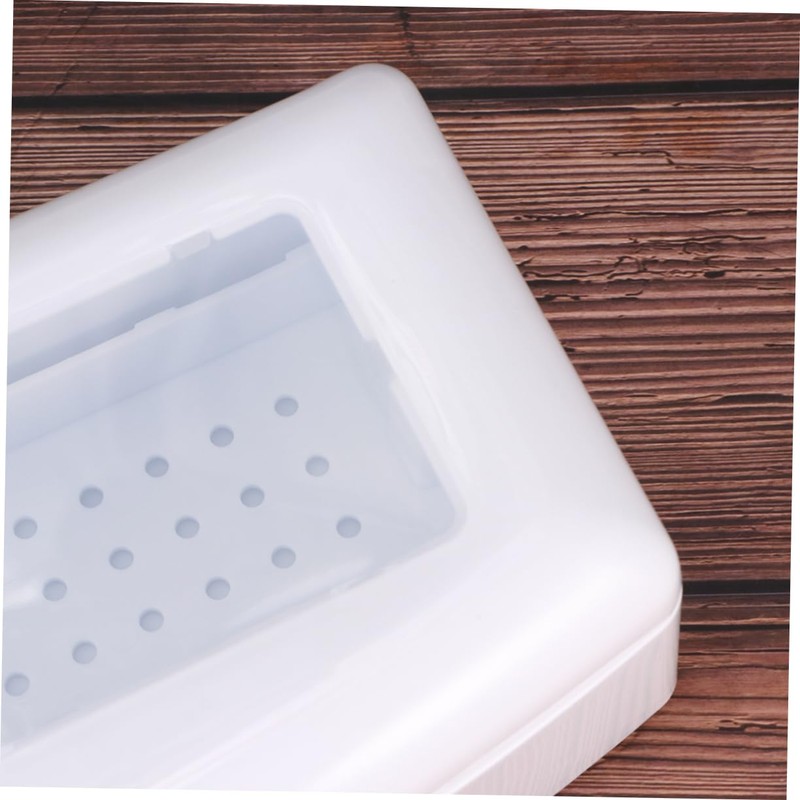 Healeved Lid Sterilizer Box for Nail Art Tools Cleaning Box