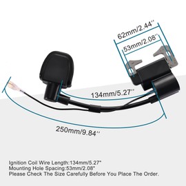 GOOFIT Ignition Coil Replacement For 2nbsp;Stroke 49cc 47cc ATV Pocket Bike And Go Kart