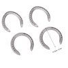 Ausla Aluminiumlegierung Horseshoe Kit 4pcs Anti -Slip -Renn Accessoire mit