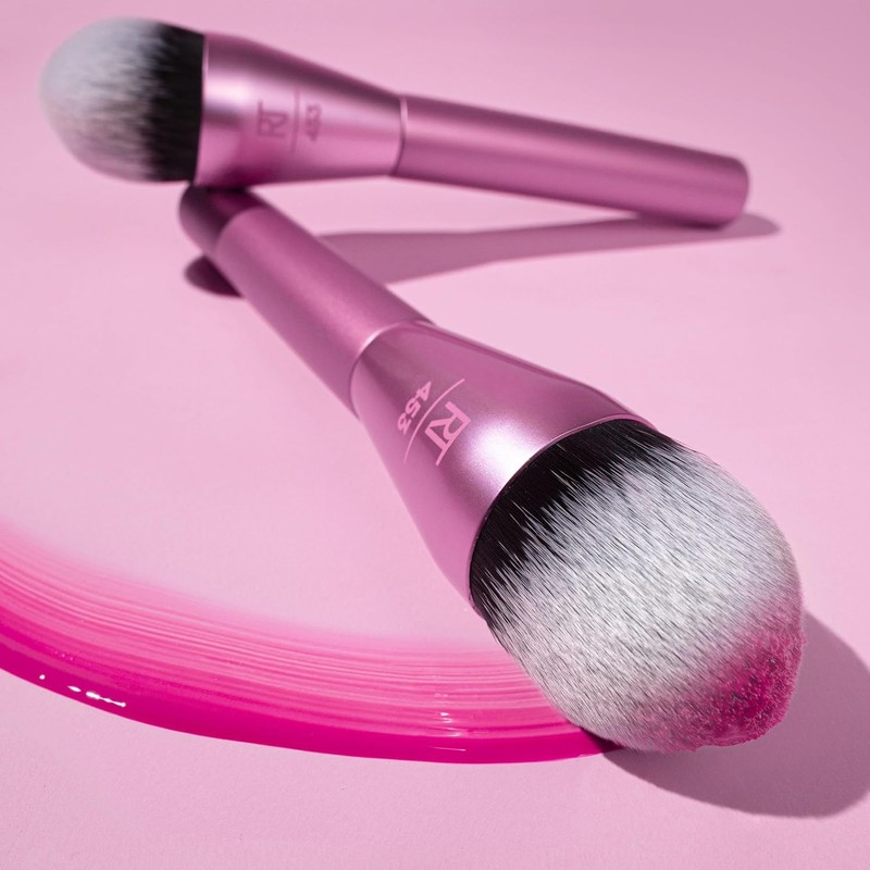 REAL TECHNIQUES, Power Pigment Blush Brush, Brochas para Maquillaje, Aplica
