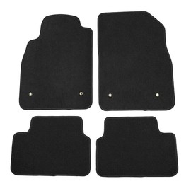 alxiang for Chevy for Cruze 2010-2015 for Cruze Limited 2016 Black Nylon Floor Mats Carpet Front & Rear Row 4pcs 128-0111