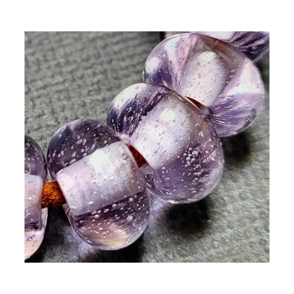 Unbranded 5FISH ~ Handmade Lampwork Boro Spacer Beads ~ Champagne