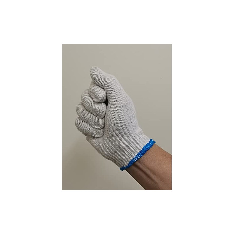 Nature Therapy Cotton knitted working gloves/Durable/Anti-slip, No irritation to skin