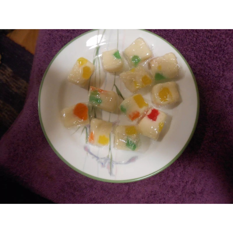 1/2 pound Old Fashioned Nougat with jellies candy