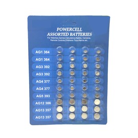 Sweet Online Deal 40-Pack Assorted Mini Power Cells – for Toys, Remotes, Gadgets, and Small Electronics