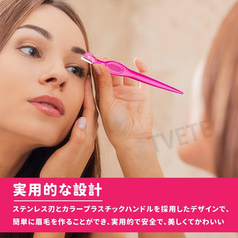 Eyebrow Trimmer Eyebrow Shaving Set of 3 Manual Eyebrow Razor