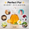 Hunnibi Handmade Honey Jar with Dipper, Glass Made Honey Dipper