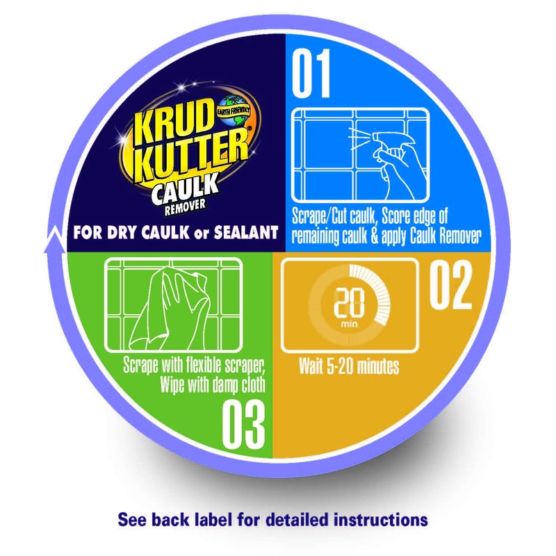 Krud Kutter 365306/336250 Caulk Remover, 24 oz, 1 Count (Pack