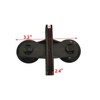 AQUANEAT 12 Pack Aquarium Divider, Suction Cup Divider Black, Plastic