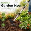 Multi-Use Garden Hoe Rake for Soil Loosening – Carbon Steel
