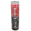 INDIO 7-Day 2 Color Double Action Reversible Candle-Red/Black