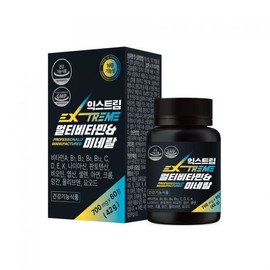 EXTREME Multivitamin Mineral 700mg 60 tablets / EXTREME 멀티비타민미네랄 700mg 60정 X 1박스 2개월분 4145688 NONE