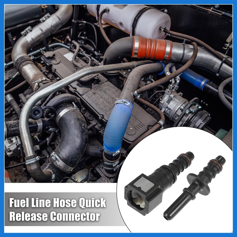 VekAuto 1/4 6.3mm SAE to 5/16 8mm Straight Fuel Line
