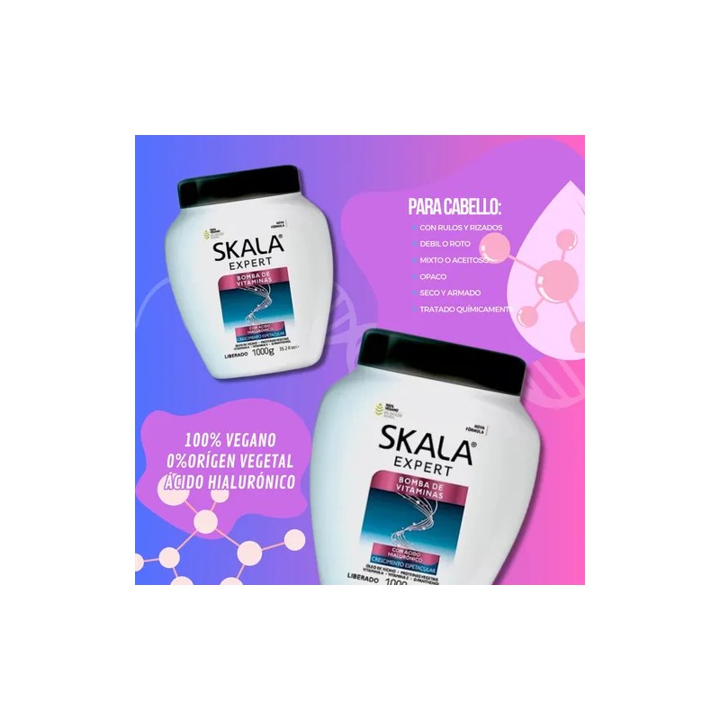 Mascarilla Skala 2en1 Bomba De Vitaminas Sos 1000g