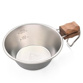 Daytona NAGURI 49190 Camping Shera Cup, Stainless Steel, 11.8 fl oz (320 ml), Includes Handle