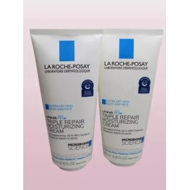 LA ROCHE POSAY LIPIKAR AP+M TRIPLE REPAIR MOISTURIZING CREAM 6.76 OZ LOT OF 2