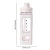 AIMALL Adjustable Kids Water Bottle with Straw, 700ml/24oz Leak-Proof Large
