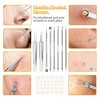 Blackhead Remover Comedone Squeezer Set, 8 Pieces Pimple Extractor Tool
