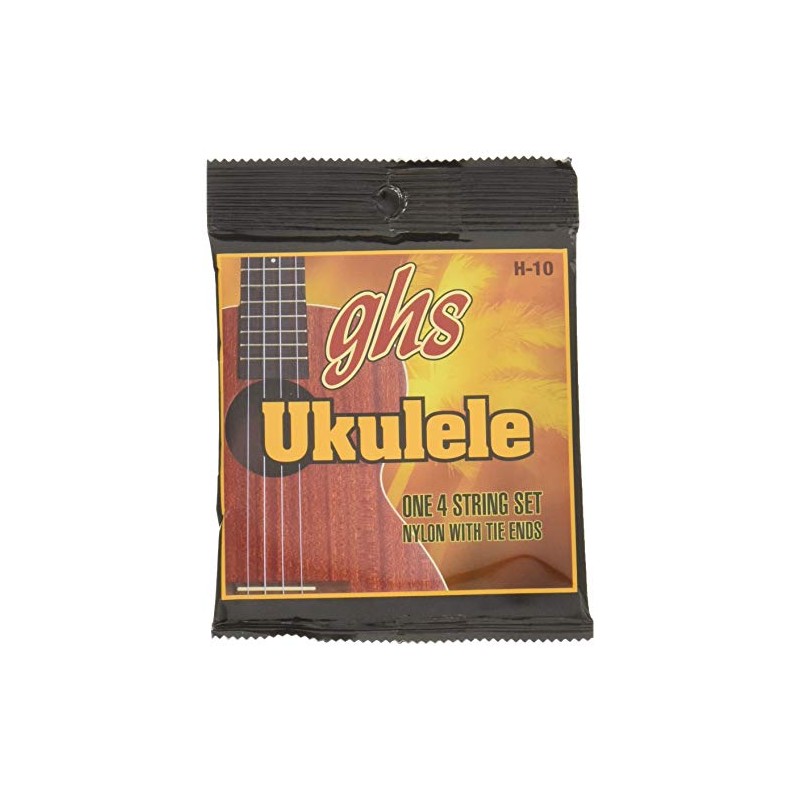 ghs Ukulele String Set H-10 (Black Nylon Strings Concert/Standard)