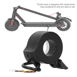Ejoyous Thumb Throttle, Electric Scooter Finger Throttle Hall Sensor Accelerator Grip Speed Control Throttle Accessories Replacement Part Universal for Electric Scoot (Black)