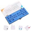 Dental Orthodontic Tooth Ceramic Brackets 022 Slot 345 With Hooks