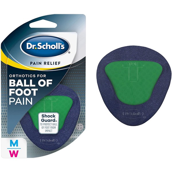Dr. Scholl's BALL OF FOOT Pain Relief Orthotics (One Size) // Clinically Proven Immediate and All-Day Relief of Ball-of-Foot Pain by Lifting and Reducing Pressure on Metatarsal Bones