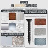 Modern JP Adhesive Hat Hooks for Wall (12-Pack) - Cowboy