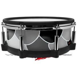 Skin Wrap Compatible with Roland PD-140DS Drum Scales Black (Drum NOT Included)