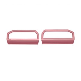 KUJOOY for Toyota Tacoma 2024 2025 for 4Runner 2025 Interior Accessories Dashboard Decor Center Consoles Air Outlet Vent Cover ABS Decorative Frame (Pink, Air Vent Cover)
