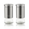 MAXCOOK Salt and Pepper Shakers set, Stainless Steel Salt Shaker