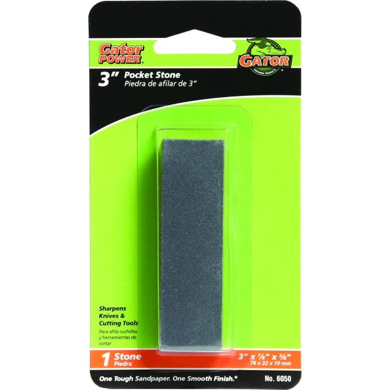 ALI INDUSTRIES 6050 Pocket Sharpening Stone, 3-Inch x 7/8-Inch, 3