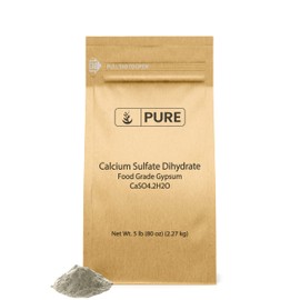 Pure Original Ingredients Calcium Sulfate (5 lb) Baking, Water Treatment & Gardening
