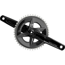 SRAM Rival AXS Crankset - 172.5mm, 12-Speed, 46/33t, 107 BCD, DUB Spindle Interface, Black, D1