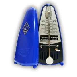 WITTNER Taktell Piccolo METRONOME. Blue casing! Compact high quality metronome made in Germany!