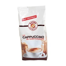 Poiget Instant Cappuccino with Fine Cocoa Note 500g Bag Dark Roast Instant Coffee 1 Bag of 500g
