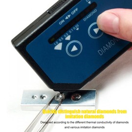 Professional Diamond Tester, Portable Handheld High Precision Diamond Selector Tool, Diamond Identification, Professional Diamond Selector for Beginners and Experts
